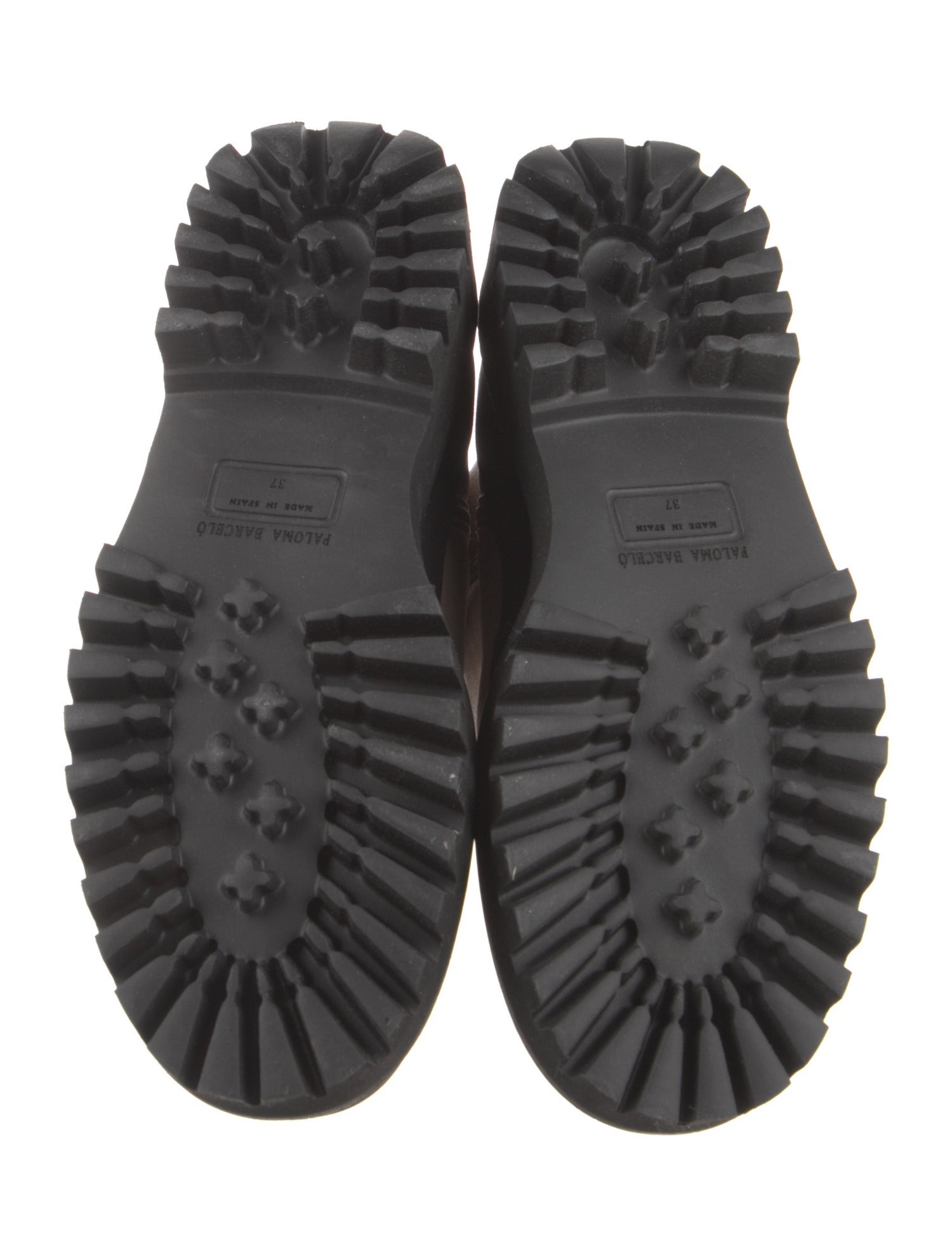 Paloma Barceló Leather Combat Boots